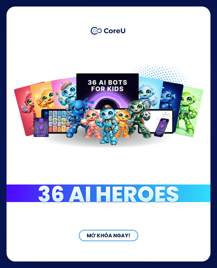 Ảnh bìa khoá 36 AI Heroes